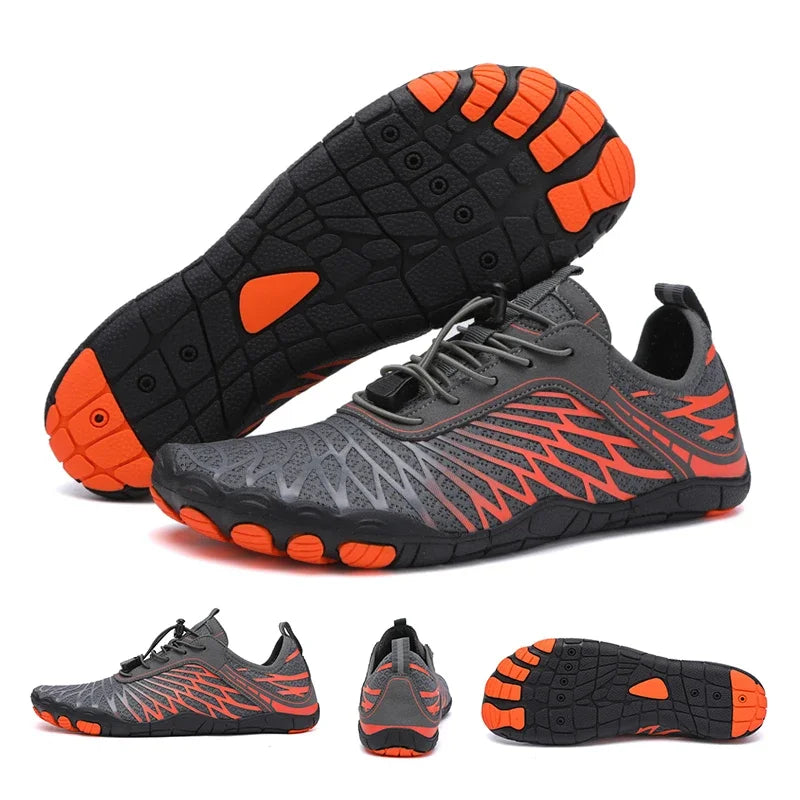 Fashionable Barefoot Water Shoes anti Slip Breathable Swimming Fitness Shoes Pool Party Outdoor Beach Aqua Shoes Couple'S Style
